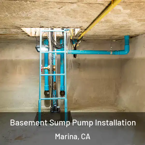  Basement Sump Pump Installation Marina, CA