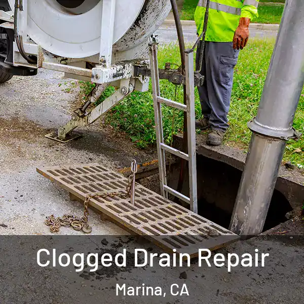  Clogged Drain Repair Marina, CA