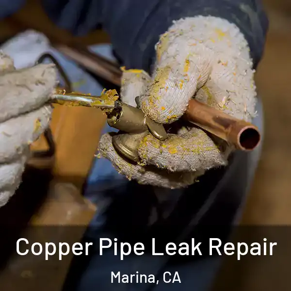 Copper Pipe Leak Repair Marina, CA