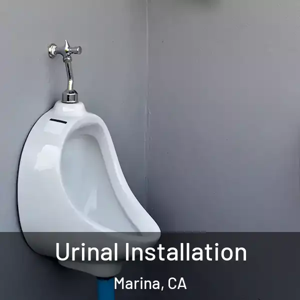  Urinal Installation Marina, CA